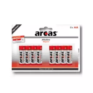 Arcas 117 44806 Vienreizējas lietošanas baterija AA Sārmaina akumulatoru baterija