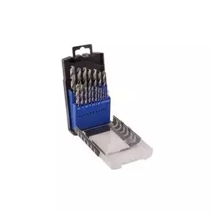 Набор сверл c.k tools T3103 — HSS, 19 шт., DIN 338, цилиндрический хвостовик