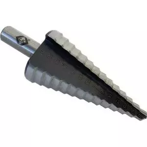 Step drill c.k tools T3011 HSS 6–32 mm, length 91 mm, 3-flats shank