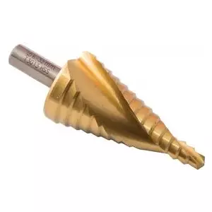 Step drill bit c.k tools T3013 HSS TiN 6–32 mm, 3-flat shank