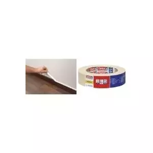 Maskēšanas lente Tesa 4348 — 30 mm x 50 m, gaiša krepas papīra