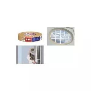 Maskēšanas lente Tesa Maler Krepp 4319 15 mm x 50 m — stipra viļņota, elastīga