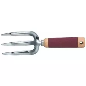 Вилы садовые C.K Tools G5732 — 3 зубца, длина 270 мм, хромированная ручка