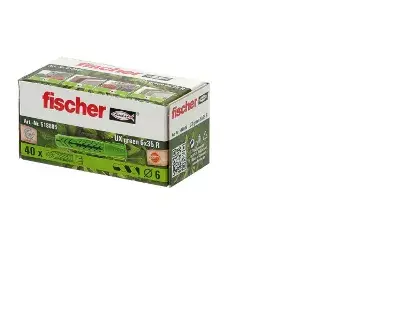 Wall plug Fischer Universal plug UX GREEN 6 x 35 R Photo 3