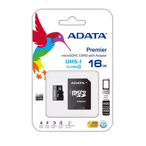 ADATA Premier microSDHC UHS-I U1 Class10 16GB Класс 10