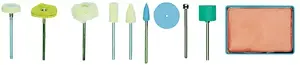Rotary tool polishing supply Proxxon 28285 — metal polishing accessory, multicolour