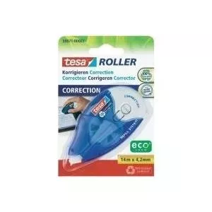 Correction roller Tesa 59971 — 4.2 mm tip, 14 m correction tape, white
