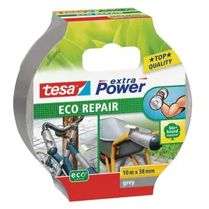 Lente TESA ECO REPAIR 10 m Šķiedra Gumija Pelēka