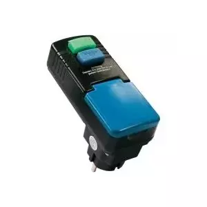 Protection Plug AS Schwabe 45230 — 230 V, IP44, black