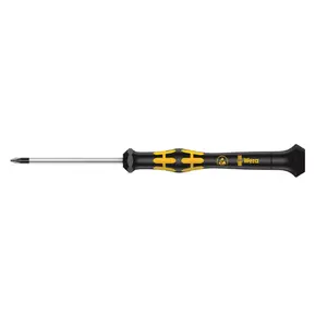Screwdriver Wera 1555 PZ ESD Kraftform Micro for Pozidriv screws