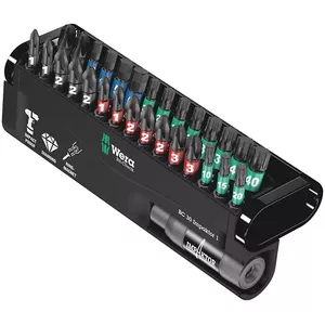Wera BC 30 Impaktor 1 skrūvgrieža uzgalis 30 pcs