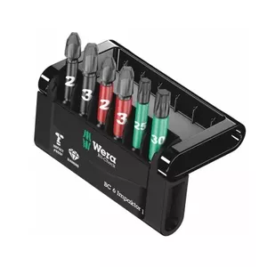 Набор головок Wera Bit-Check 6 Impaktor 1