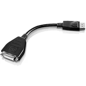 Lenovo 45J7915 видео кабель адаптер 0,2 m DVI-D DisplayPort Черный