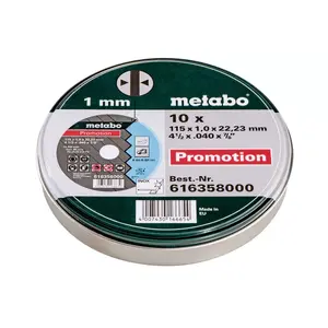 Circular saw blade Metabo 616358000 11.5 cm 10 pc(s)