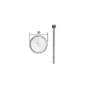 Polishing supply Proxxon 28840 rotary tool — metal polishing accessory, 2 cm diameter, silver
