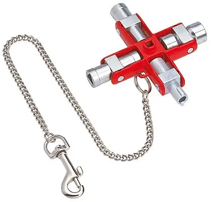 Kompaktā/ vadības skapja atslēga Knipex 00