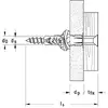 Universālais dībeļi Fischer UX 6 x 35 R S/20 Photo 2