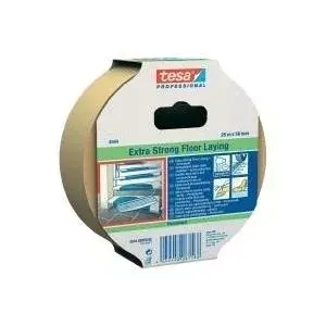 Divpusēja paklāju līmlente Tesa tesafix 4944, 25 m × 50 mm, balta