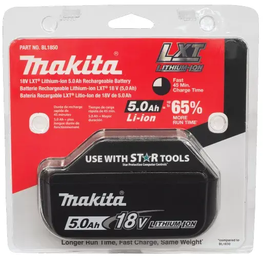 Battery Makita 18V Li-Ion 5000mAh Photo 2