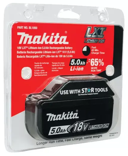 Battery Makita 18V Li-Ion 5000mAh Photo 3