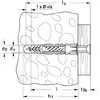 Универсальный дюбель Fischer UX 5 x 30 R Photo 2