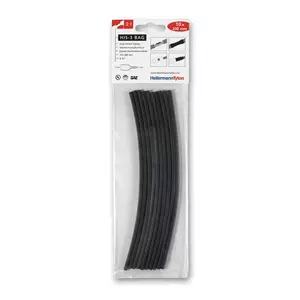 HIS-3-BAG-3/1 Hellermann Tyton Black Sheets 3mm 20cm