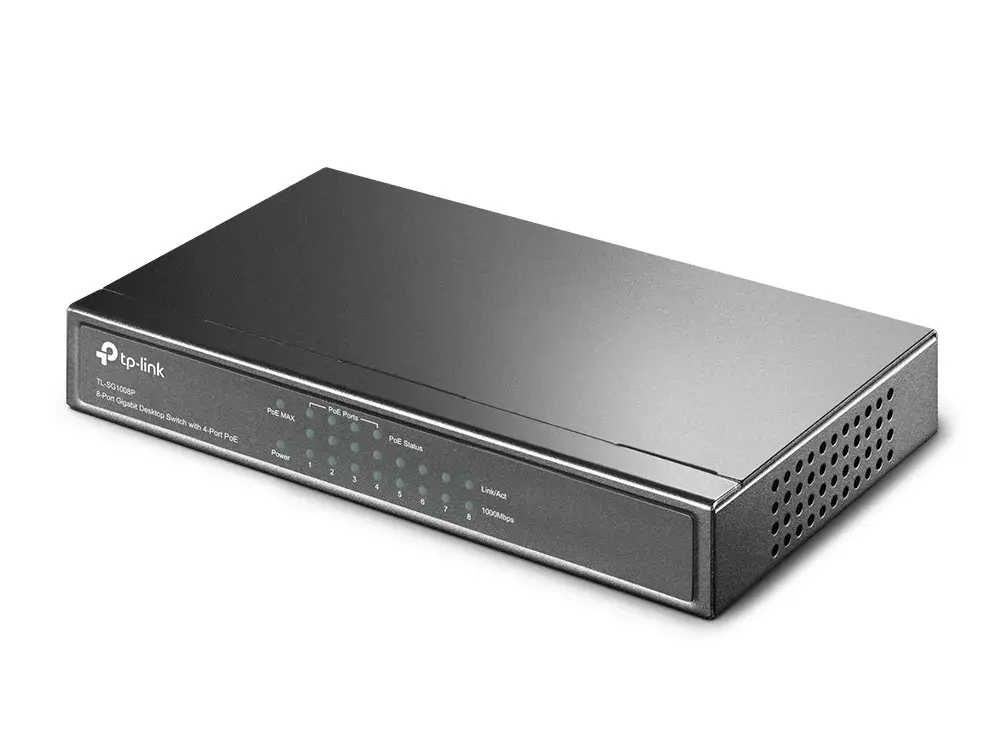 Pārvaldāms slēdzis TP-Link TL-SG1008P, 8-portu, PoE Photo 3