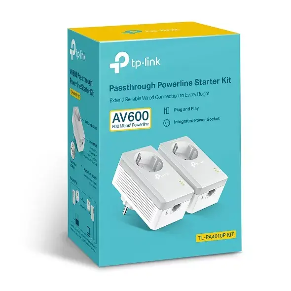 Powerline adapteris, TP-Link TL-PA4010PKIT Photo 3