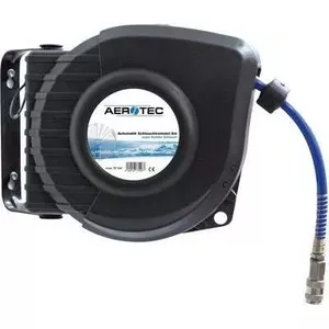 Air hose reel Aerotec 2009611 — wall-mounted, 8 m hose, max 10 bar