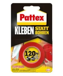Divpusējā montāžas līmlente Pattex PXMT2 — sarkana, iekštelpām un ārtelpām