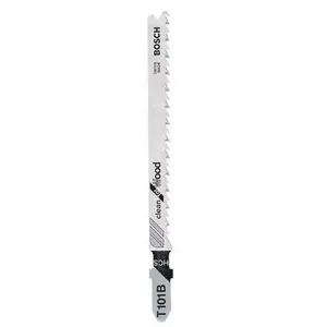 Полотна для лобзика Bosch 2 608 633 622, HCS (углеродистая сталь), длина 10 см, шаг зубьев 2,7 мм, 25 шт.