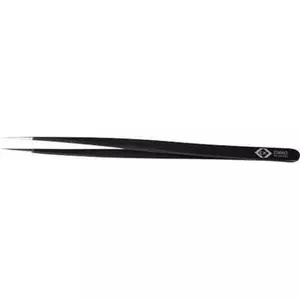 Tweezers c.k tools T2368D — ESD stainless steel, acuminate tips, 140 mm