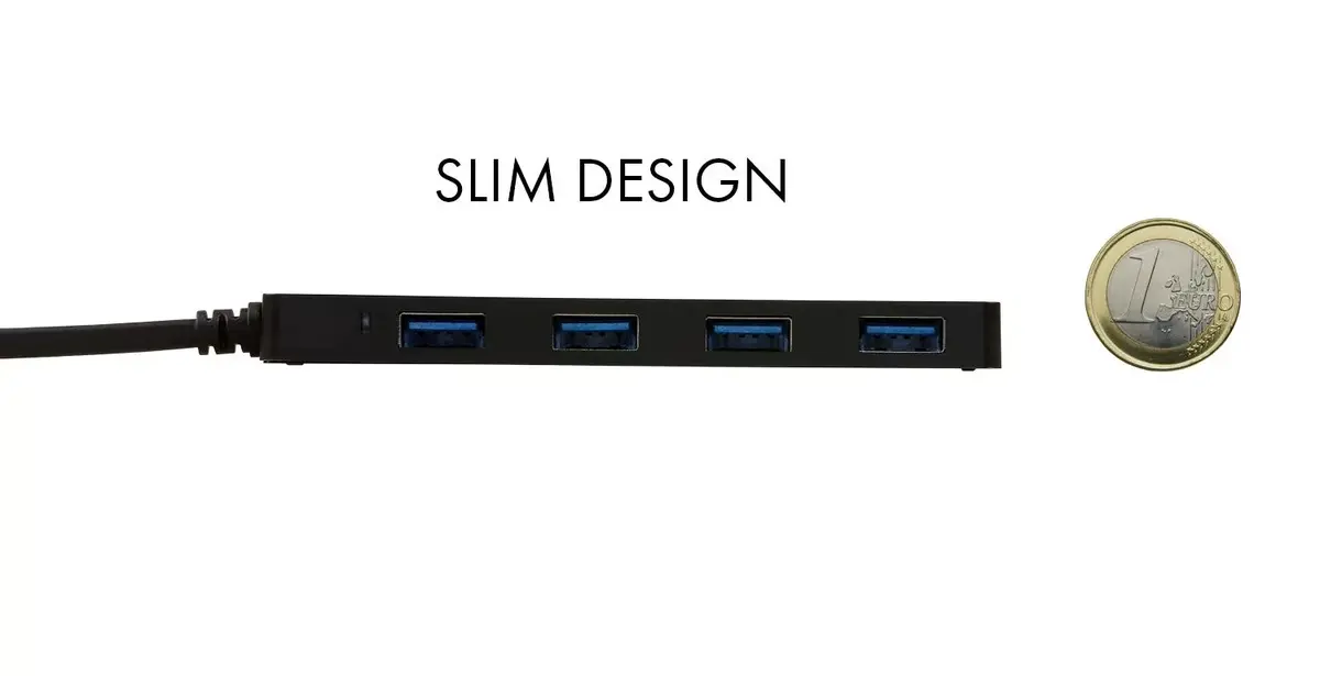 USB хаб i-tec Advance USB 3.0 Slim Passive HUB 4 Port Photo 3