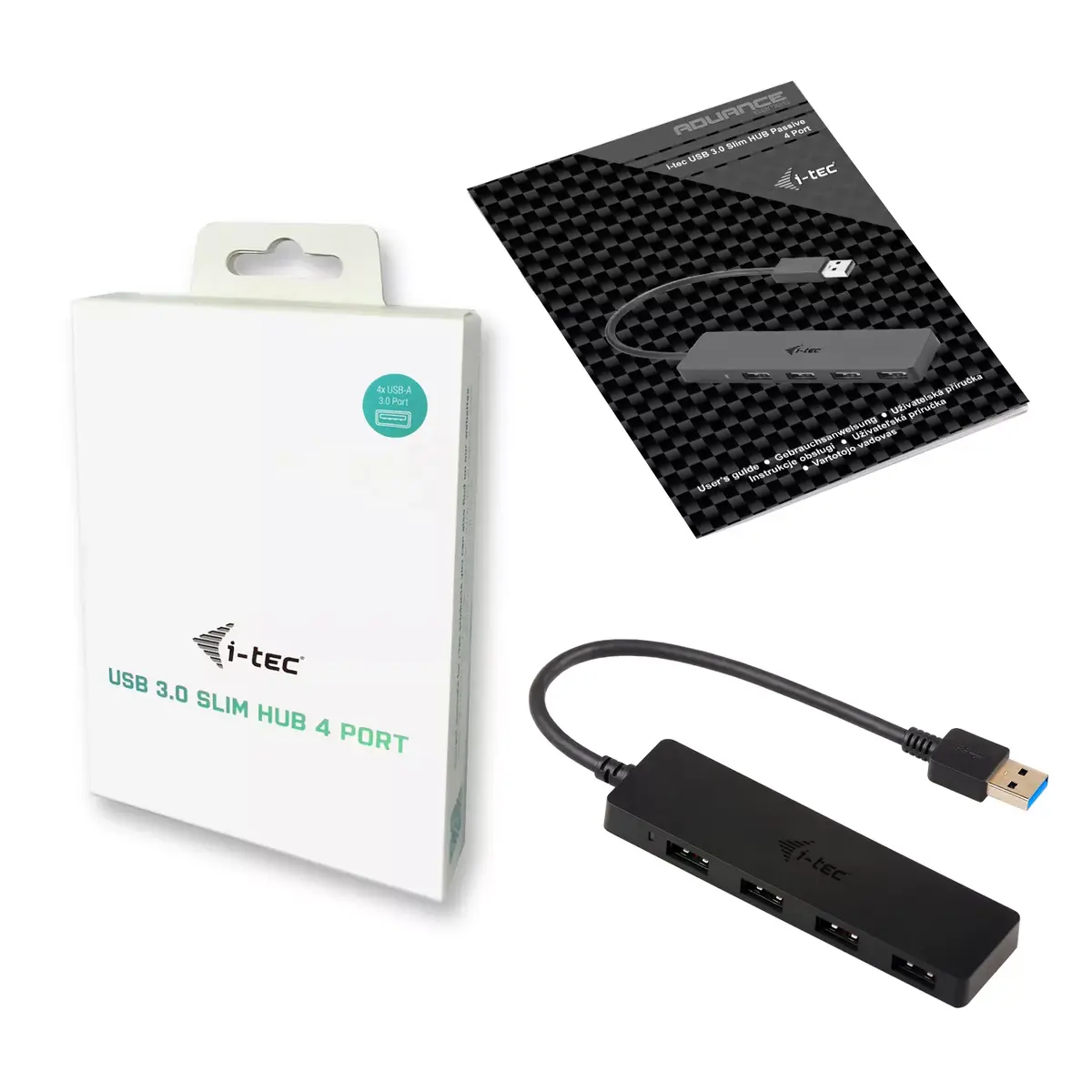USB хаб i-tec Advance USB 3.0 Slim Passive HUB 4 Port Photo 6