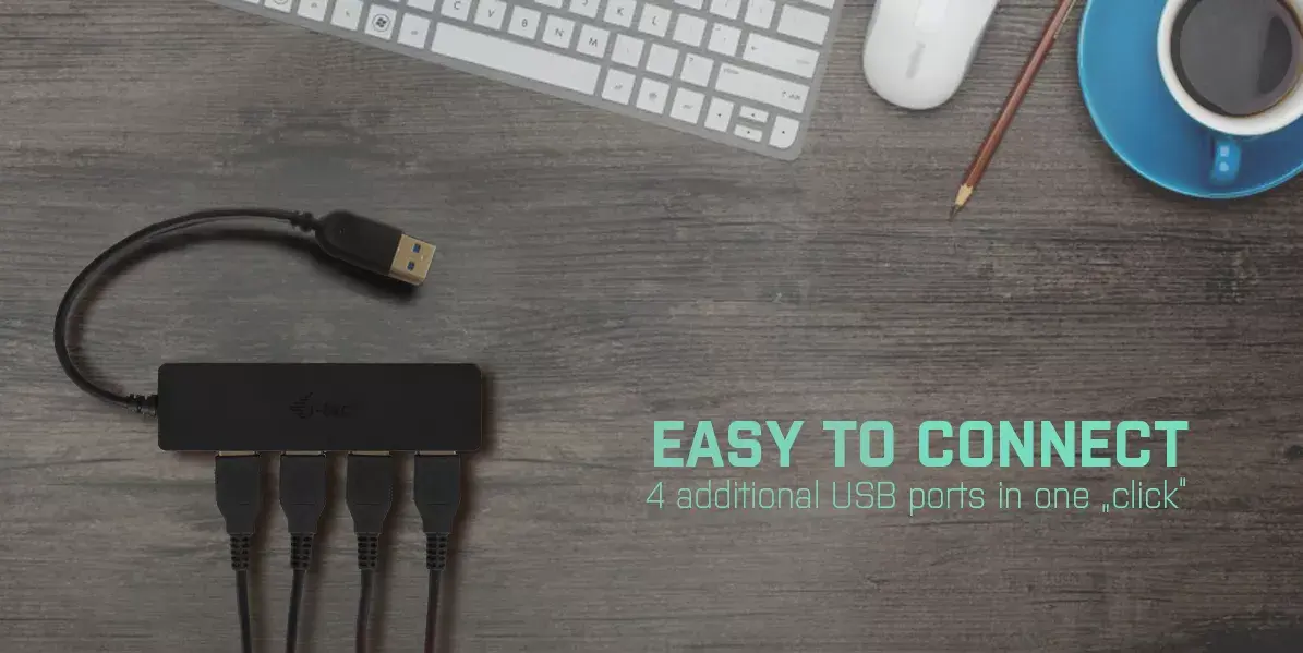 USB хаб i-tec Advance USB 3.0 Slim Passive HUB 4 Port Photo 9