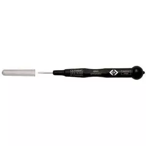 Screwdriver c.k tools T4845 26 Ceramic Trimmer 2.6 x 15 mm, insulated shaft, precision tip