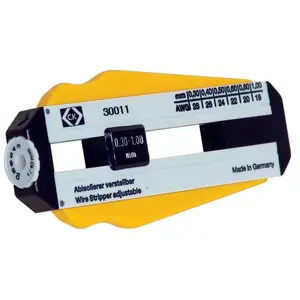 Cable Stripper C.K Tools 330011 Stripping Capacity 0.3-1 mm Black Silver Yellow