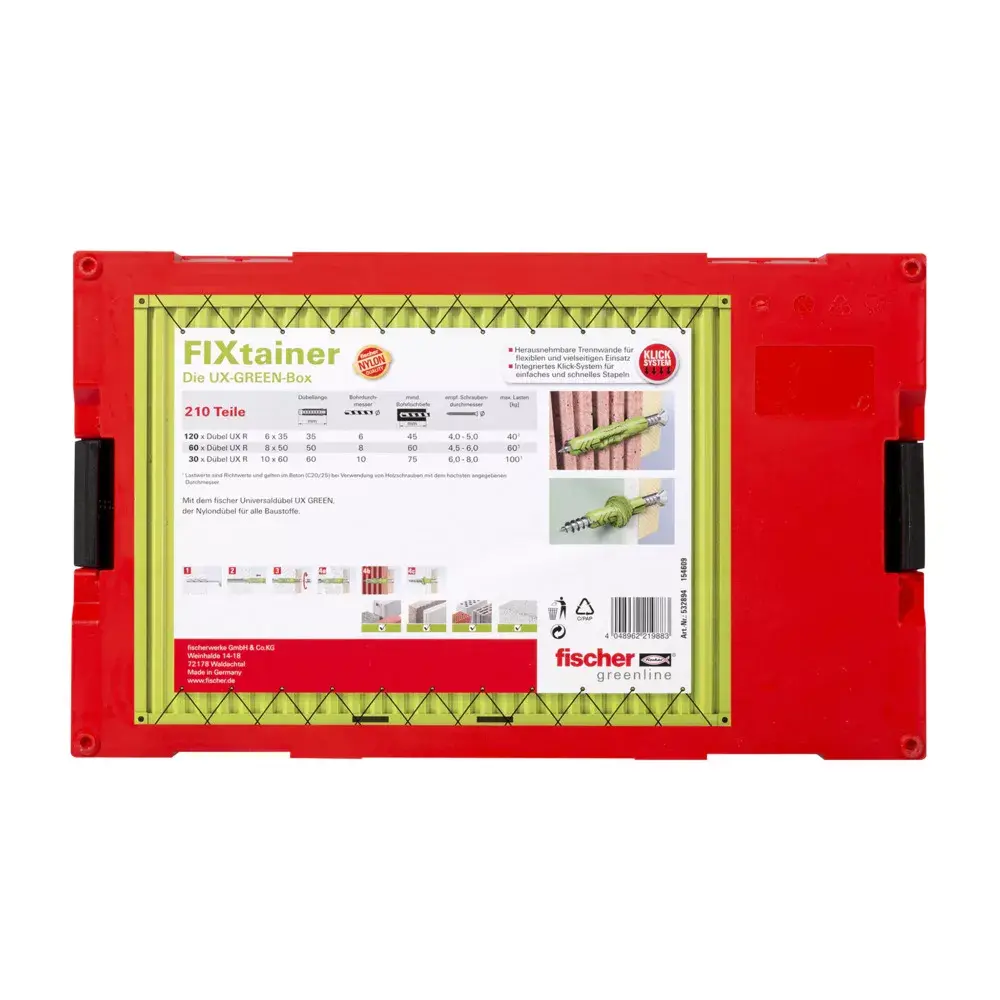 Дюбель Fischer FIXtainer - UX Photo 4