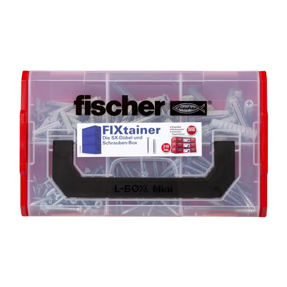 Skrūvju un sienas dībeļu komplekts Fischer 532891 Photo 4