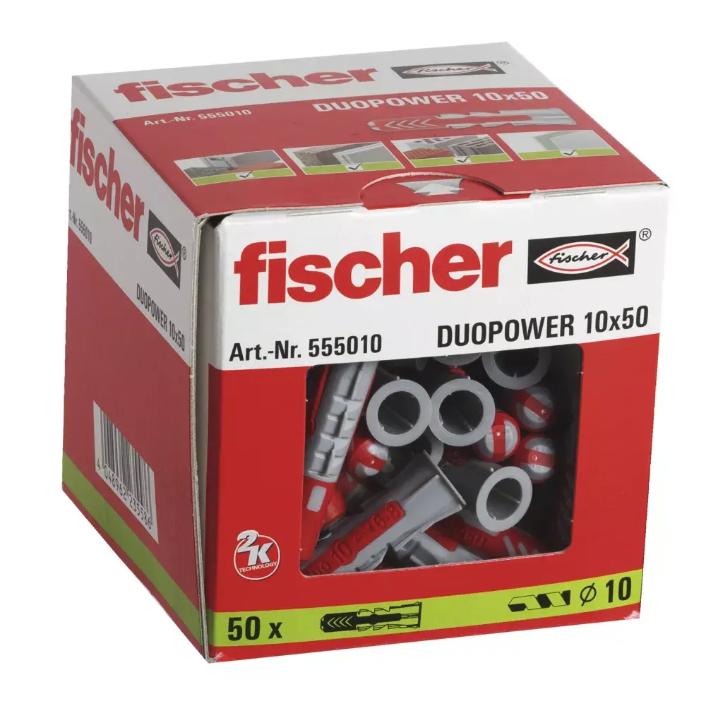 Анкер расширительный Fischer DUOPOWER 10 x 50 Photo 3