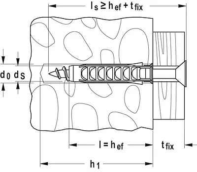 Анкерный дюбель Fischer SX 14 x 70 Photo 2