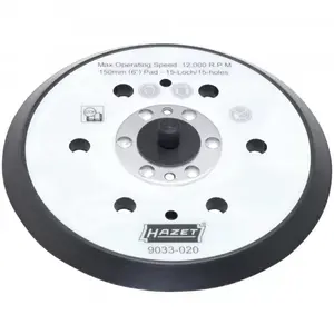 Шлифовальный круг HAZET 9033-020 Черный Серебристый Круглый 15 см