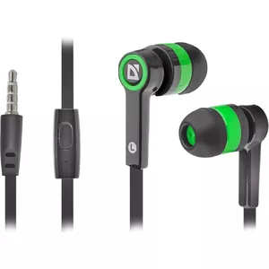 Defender Pulse-420 Headset Wired In-ear Black, Green