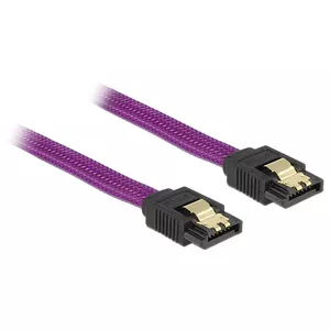 SATA Cable DeLOCK 83690 0.3 m Purple