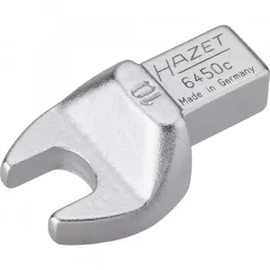 Wrench end fitting Hazet 6450C-10, chrome, for 10 mm, 24.5×38 mm, 1 pc