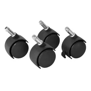Trash Can Accessory Hailo 1580-001 Black Castor Wheels