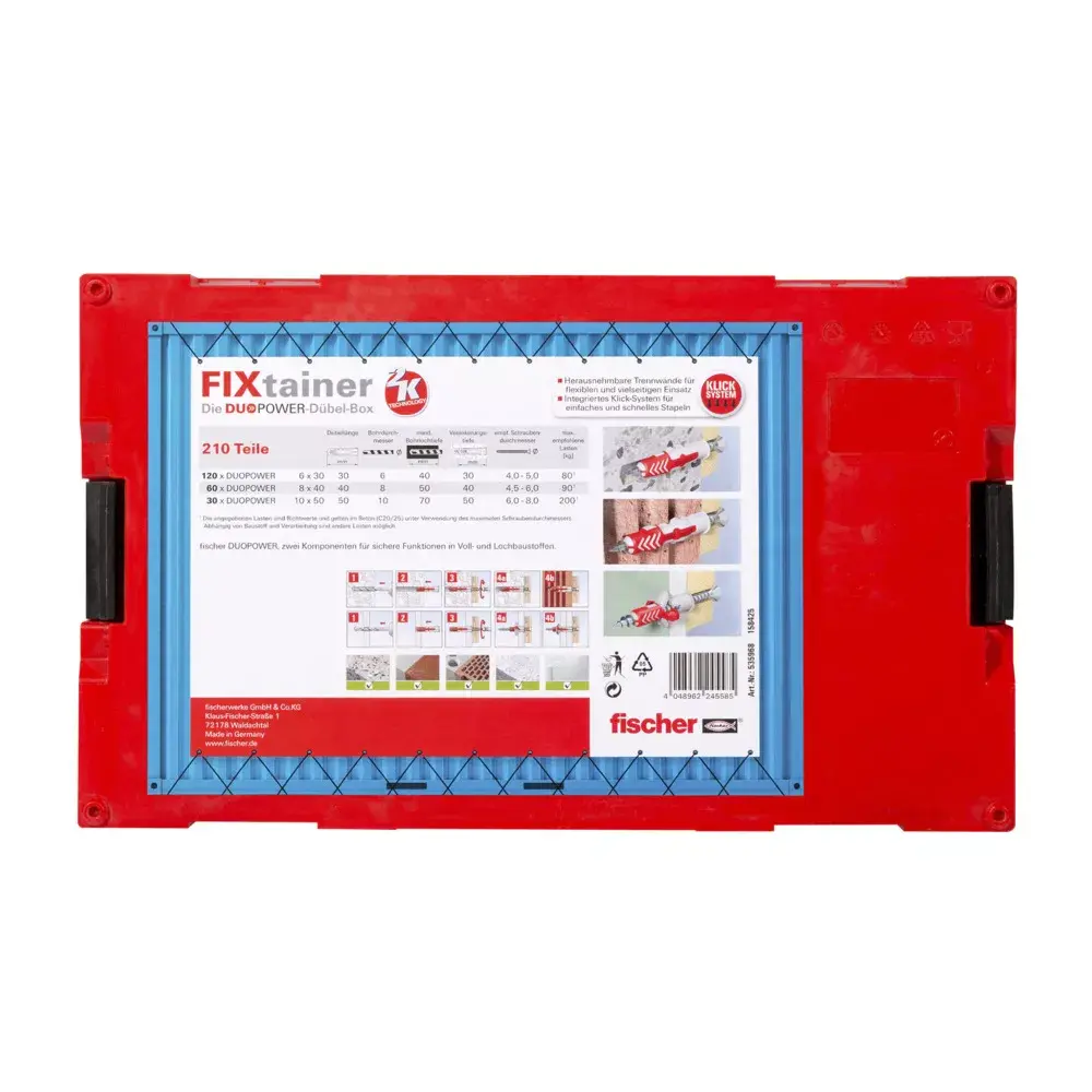 Анкер Fischer FIXtainer - DUOPOWER 535968 Photo 4