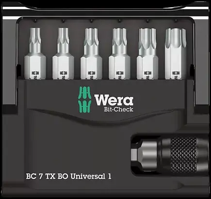 Wera screwdriver bit set 05056158001 Photo 2