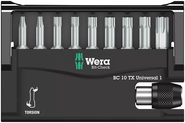 Wera screwdriver bit set 05056164001 — 9 pcs Torx Photo 2