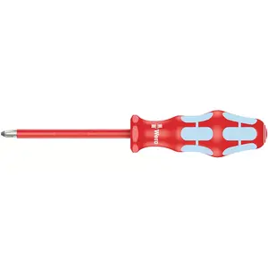Ручная прямая отвертка Wera 05022733001 — наконечник Phillips, 33 × 178 мм, рукоять серо‑красная